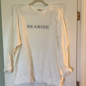 Comfort Colors Seaside Crewneck Sweatshirt in Cream